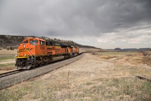 Coal train in Colorado