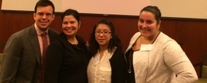 Left to right: Tomas Lopez (Counsel, Brennan Center’s Democracy Program), Diana Sen (Northeast Regional Director, Office of Federal Contract Compliance Programs), Cindy Martinez (Advocacy Coordinator, Families Advocating for Freedom), and Natacha Carbajal (Special Counsel, New York State Department of Labor)