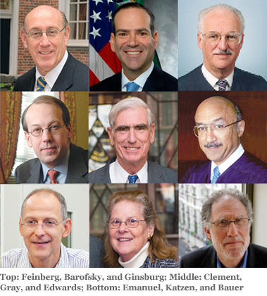 NYU Law Visiting Professors and Fellows from the Federal Government, 2010-11 