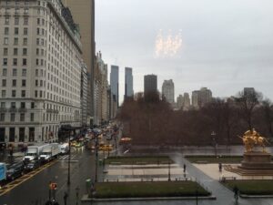 Central Park and Plaza Hotel