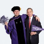 Patrick Andriola with his father, Trustee Rocco Andriola ’82, LLM ’86