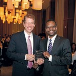 Dean Trevor Morrison presented the Legal Teaching Award to Professor Troy McKenzie ’00, who teaches bankruptcy, civil procedure, and complex litigation.